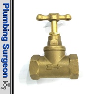 1" Stop Cock Valve Home Bathroom Kepala Paip Sinki Sink Tap Toilet Valve Wall Bib Tap Paip Sinki