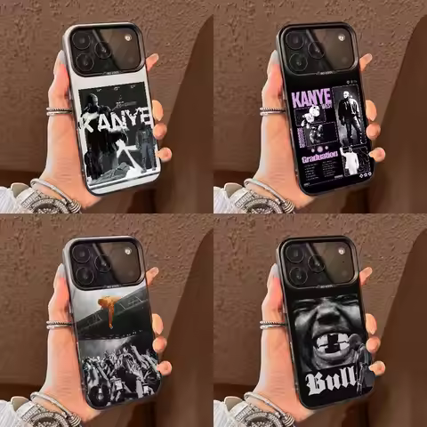 K-Kanye West Bully Phone Case For iPhone 17,16,15,14,13,12,11,Pro,Max,Plus,E,Air,Mini Black Tpu Cove