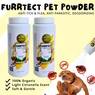 Furrtect Pet Powder 80g - Anti Tick & Flea - With Madre De Cacao & Neem Powder - 100% Organic
