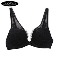 Annebra บราเสริมทรง ตะขอหลัง มีโครง เสริมฟองน้ำ Push up Mold bra Bloom Up รุ่น AB1-599