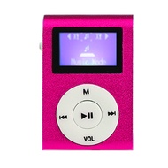 เครื่องเล่น MP3ขนาดเล็กบัตร TF เครื่องรองรับหน้าจอ LCD วิ่งคลิปขนาดเล็กผ่อนคลายเพลงกีฬาเครื่องเล่น M