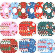 30PCS Christmas Adhesive Patches for Dexcom G7, Waterproof & Sweatproof Pre-Cut Overpatch Stickers C