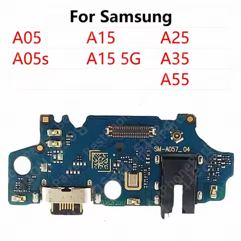 Charge Board For Samsung Galaxy A05 A05s A15 A25 A35 A55 5G Charging Port Plate Ribbon Socket Usb Co