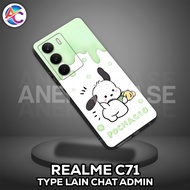 AC69-Case REALME C71-Girl's Motif-Softcase REALME C71-Casing REALME C71-Silicone REALME C71