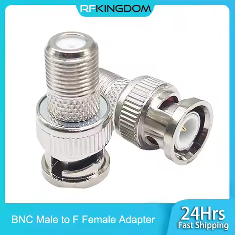 BNC Male to F Female Adapter RF Radio Frequency Converter RF Coaxial Connector Q9 Male F TV Female