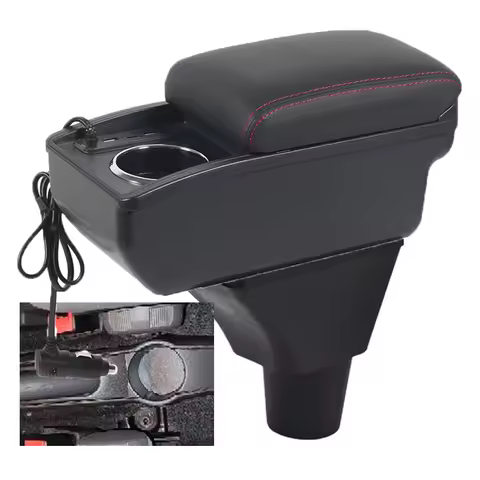 Car Fiat panda 2 Armrest box﻿ central content store case console storage elbow support rest arm