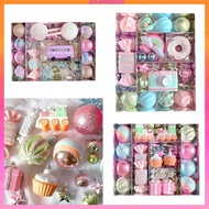 [Kloware2] Christmas Tree Decorations, Christmas Baubles, Shatterproof Christmas Decorations, Christ