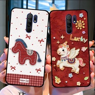 Case for Xiaomi Redmi 9 Lucky Horse Pattern, Lucky Horse 2026