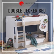 Kids Double Decker Bed / Bedframe / Wooden Bed / Children Wooden Bed / Wooden Bunk Bed