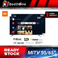 🇲🇾(Preinstall Movies) XiaoMI TV 55 / 65 Inch 4K UHD HDR MITV 4S Smart TV Android 9.0 20W Speaker+5G 