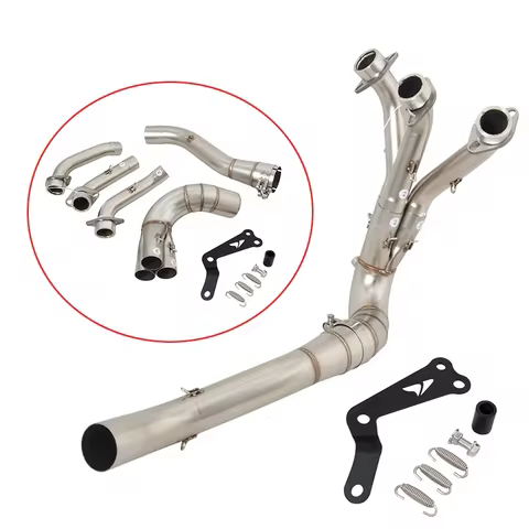 For Yamaha MT09 Tracer 9 GT XSR900 2020 - 2024 Motorcycle Exhaust Full Escape Systems Front Link Pip