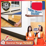 Twin Draft Guard Dust Heat Door Shield