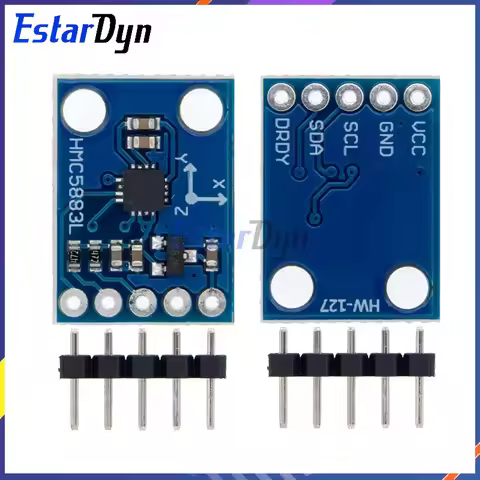 Estardyn GY-273 3V-5V HMC5883L Triple Axis Compass Magnetometer Sensor Module Three Axis Magnetic Fi