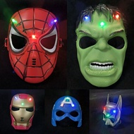 Preferred#Avengers Heroes Luminous Mask Batman Iron Man the Hulk Batman Spider-Man MaskWY4Z