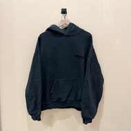Original Fear Of God Essentials Black Stretch Limo Hoodie