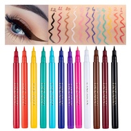 [DRM]❀Colored Eyeliner Delicate Texture Smudge-proof Matte Women Fashion Eyeliner Pen for Makeup