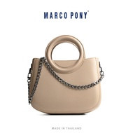 Marco Pony กระเป๋าถือผู้หญิง น้ำหนักเบา รุ่น BP1009 กระเป๋าสะพายไหล่ ทรงโฮโบ ขนาดพอดี ขนาด 17 x 21 C