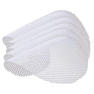 5 Pcs Silicone Steamer Mesh Mats, Reusable Non-Stick Round Steamer Pad, Steamed Buns Baking Pastry Mat, 40cm in Diameter