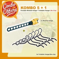 [COMBO] TRAVEL HANGER + PORTABLE HANGER | HAJIUMRAH | TRAVEL