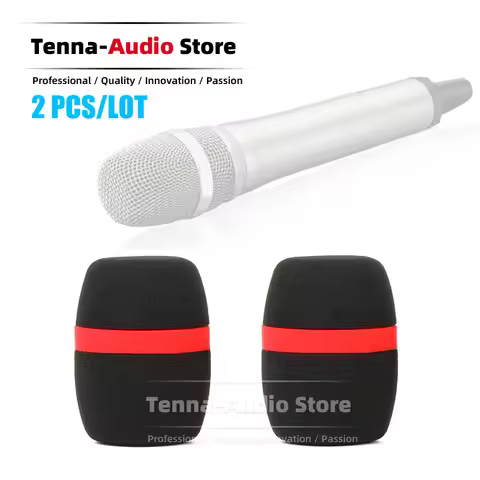 2PCS Anti Pop Filter Windshield Microphone Sponge Cover Foam For SENNHEISER SKM 100 300 500 MZW 1 SK
