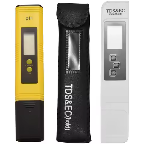 PH Meter And TDS Meter,Digital Water Quality Tester, 0-9990 PPM, EC And Temperature Measurement 0.01