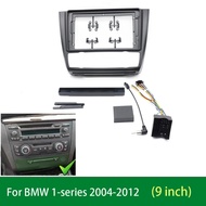9 Inch Car Fascia Frame Adapter Canbus Box Decoder For BMW 1 Series E81 E82 E87 E88 Android Radio Da