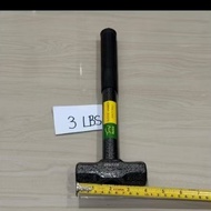 3lbs hammer with iron handle, 3 pounds, gbs square hammer, 1.5kg iron hammer