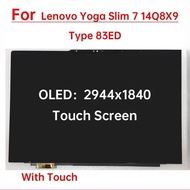 14.5 Inch Touch Screen For Lenovo Yoga Slim 7 14Q8X9 Type 83ED Laptop LCD Display Digitizer Assembly
