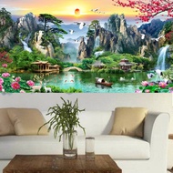 Water flow stone painting LV437 - size: 160 * 75cm. (UNWORKED PAINTING)