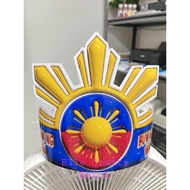 Adjustable BUWAN NG WIKA OR LINGGO NG WIKA Head Dress Laminated Non-Laminated options