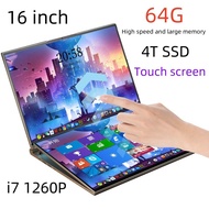 16+16 Inch Intel Dual screen Laptop IPS Touch Screen Portable Win 11 Pro（CPU:i5-12500H/i7-1260P RAM: