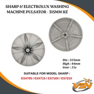 ESX705 / ESX715 / ES718X / ES721X SHARP EWT654XW ELECTROLUX WASHING MACHINE PULSATOR / KIPAS MESIN B