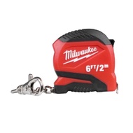 Milwaukee 48-22-1706F Keychain Tape Measure 6 Feet/2 Meters-Metric/SAE