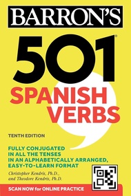 BARRON'S 501 SPANISH VERBS WITH ONLINE PRACTICE(10 ED) BY DKTODAY