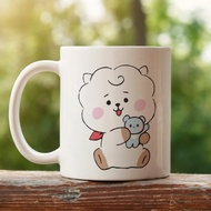 Bt21 RJ Glass Mug