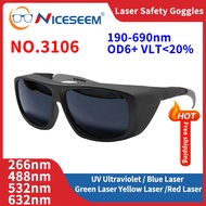 [KLPOP] Glasses Protection X Rays Safety Goggle Eye Protective UV IPI IR IPL FPV 200-2000nm 1064 532