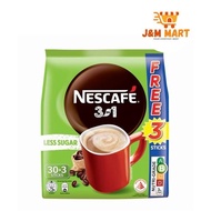 Nescafe 3 in 1 Instant Coffee - Original (Less Sugar) 33x14g