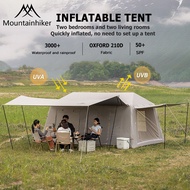 MOUNTAINHIKER Khemah kembung Village13 inflatable tent luxury camping tent waterproof sunscreen 2 ro
