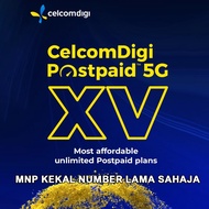 KEKAL NOMBOR CELCOMDIGI POSTPAID 5G XV PLAN - COVERAGE DIGI & CELCOM  -MNP SAHAJA