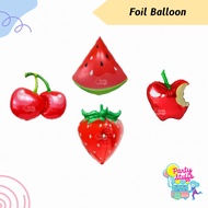 Foil Balloon Fruits Fruit Foil Balloon/s Watermelon Foil Balloon/s Cherry Apple Foil Balloon/s Straw