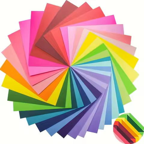 35sheets Colored Paper Cardstock Different Color Cardstock 230 GSM for DIY Art Scrapbook Paper Craft