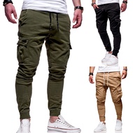 Cargo Pants Men Fit Skinny Six Pocket Jogger Pants