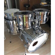 Vintage Yamaha 9000 5000 5 Pc Drum Set Kit Chrome