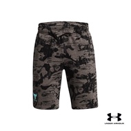 Under Armour Boys Project Rock Terry Printed Shorts