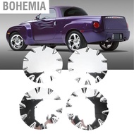Bohemia EVGATSAUTO Car Wheel Center Cap Hub Cover 6.5in Silver Cr Plated ABS Replacement for SSR 200