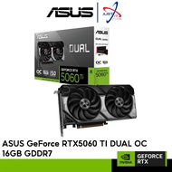 ASUS GeForce RTX 5060 Ti DUAL OC 16GB GDDR7 GRAPHICS CARD ( DUAL-RTX5060TI-O16G / DUAL-RTX5060TI-O16