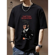 Adolf Hitler European Tour 1939-45 Printed T Shirt Lelaki Men | 100% Cotton | Premium | Tshirt