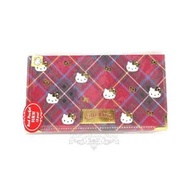 Sanrio - Hello Kitty 港版 2024 龍年 賀年 仿格仔布紋 利是封 8個裝 特色 紅包 壓歲錢 新年 16.5x8.7cm L Size 凱蒂貓 吉蒂貓