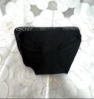(Size: XL) DKNY Intimates Cotton Black Bikini Thong 黑色內褲