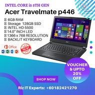 ACER Travelmate P446 Laptop Core i5 5th Gen Ram 8gb 128 - SPIN B118 4gb 256ssd 128gb - Touch Screen
